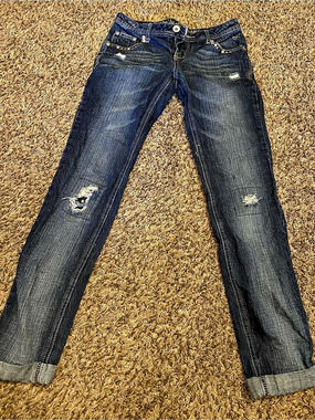 Justice Girls Skinny low rise Jeans Size 14 Regular